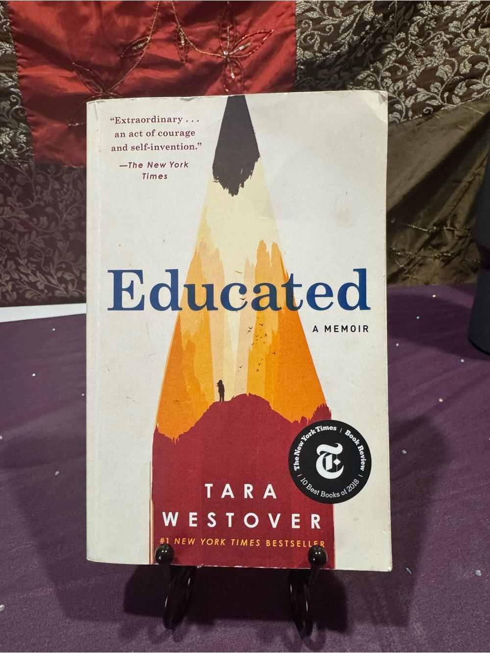 Educated by Tara Westover - White Cover Novel